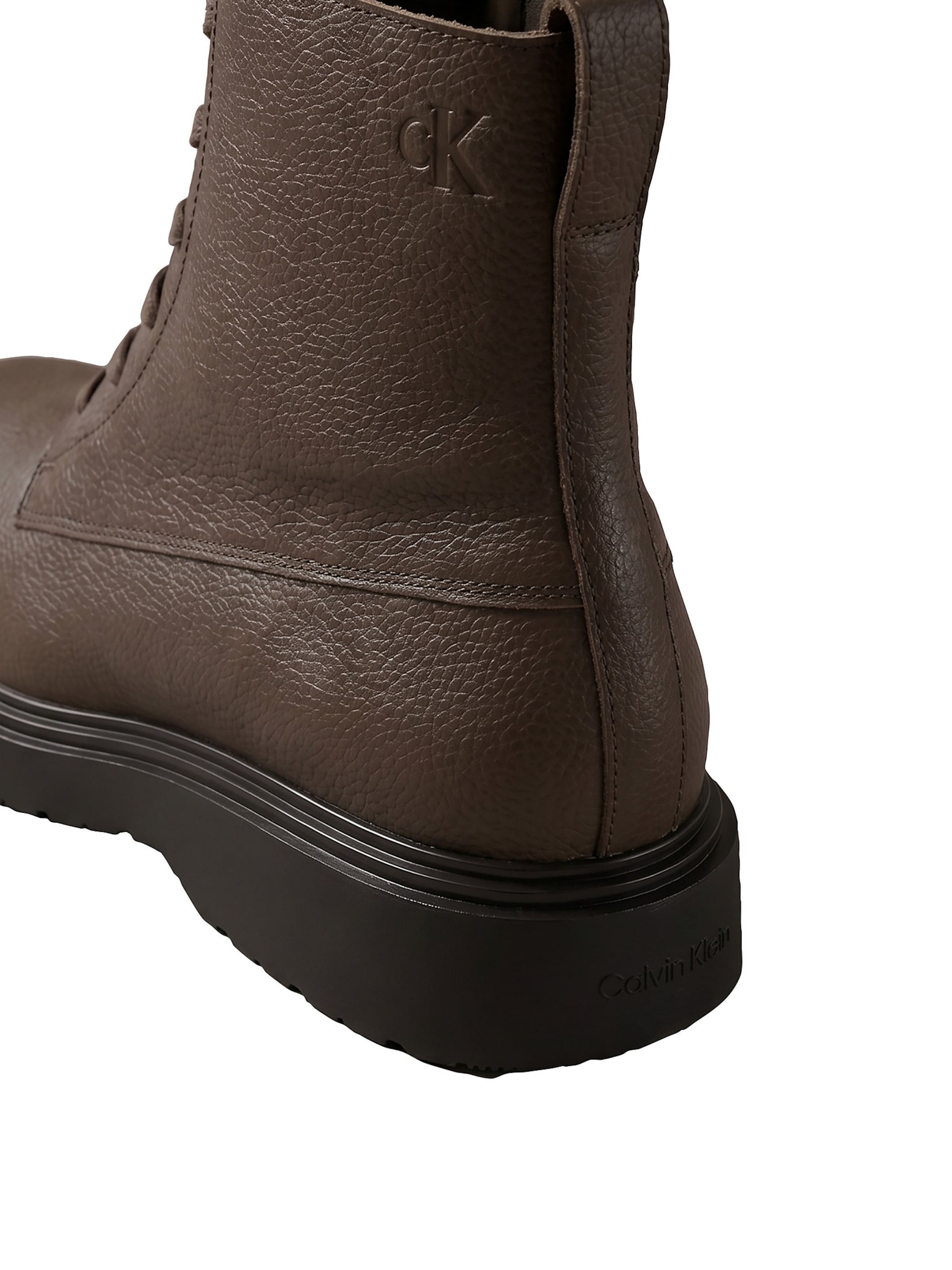 Calvin Klein Schnürboots 'Ess' in Braun