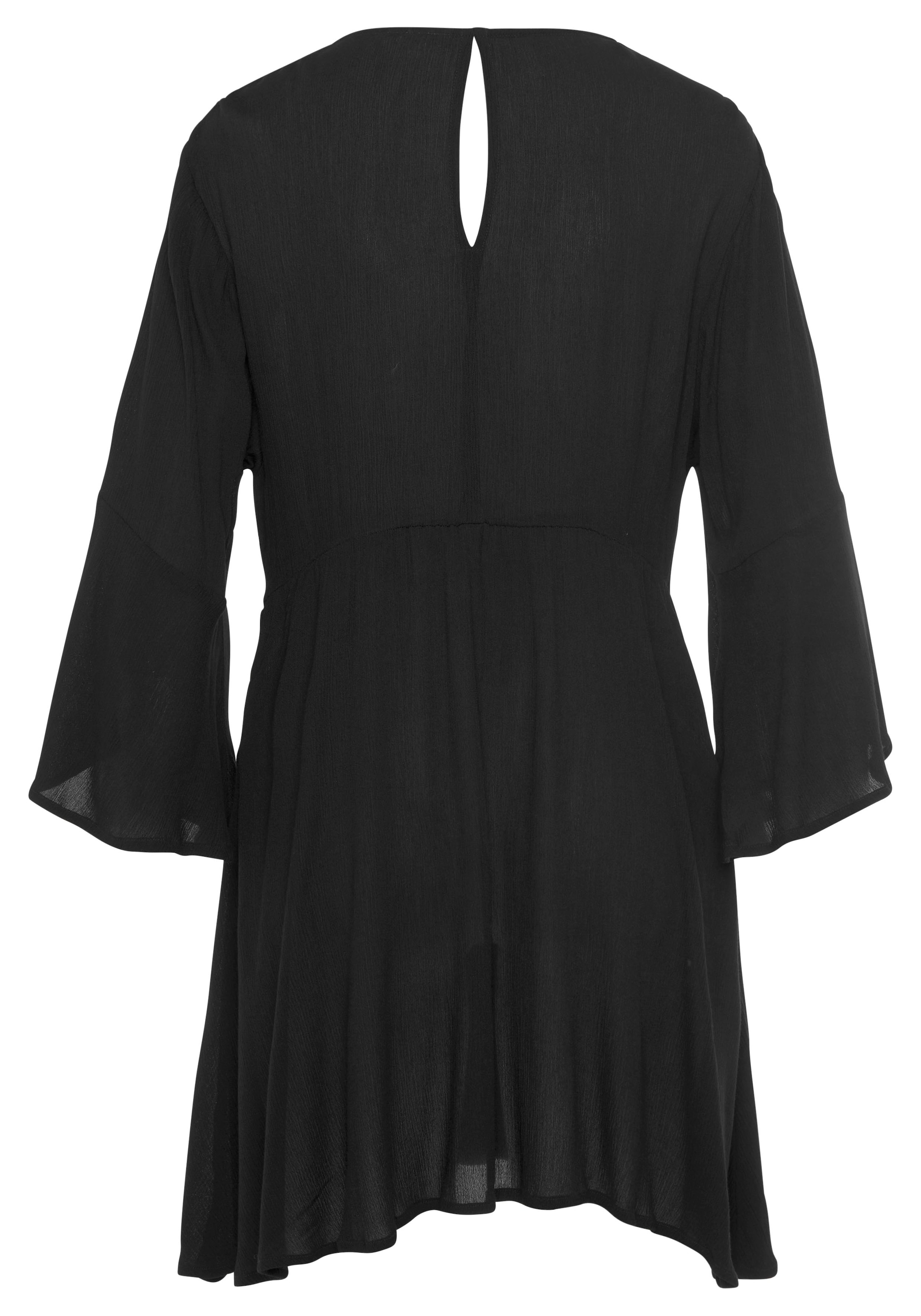 LASCANA Sommerkleid in Schwarz