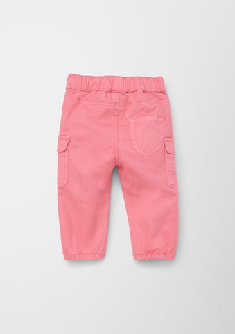 s.Oliver Tapered Broek in Roze: terug