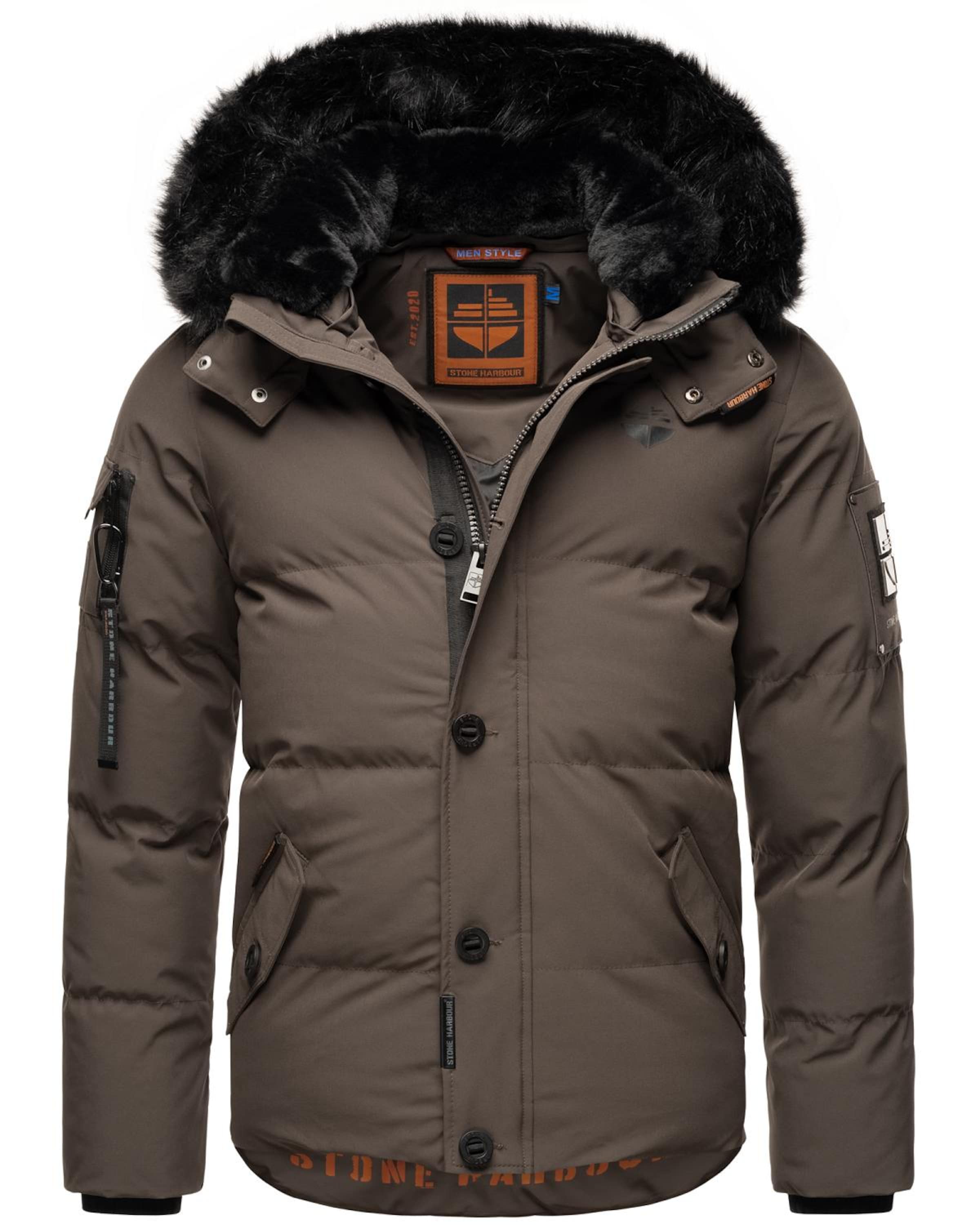 Giacca invernale 'Halvaar' di STONE HARBOUR in grigio