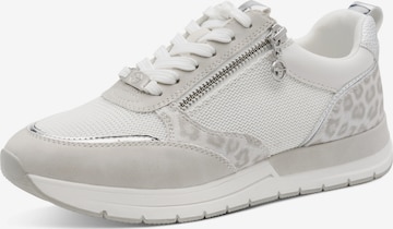 Tamaris Ниски маратонки в сребърно: отпред