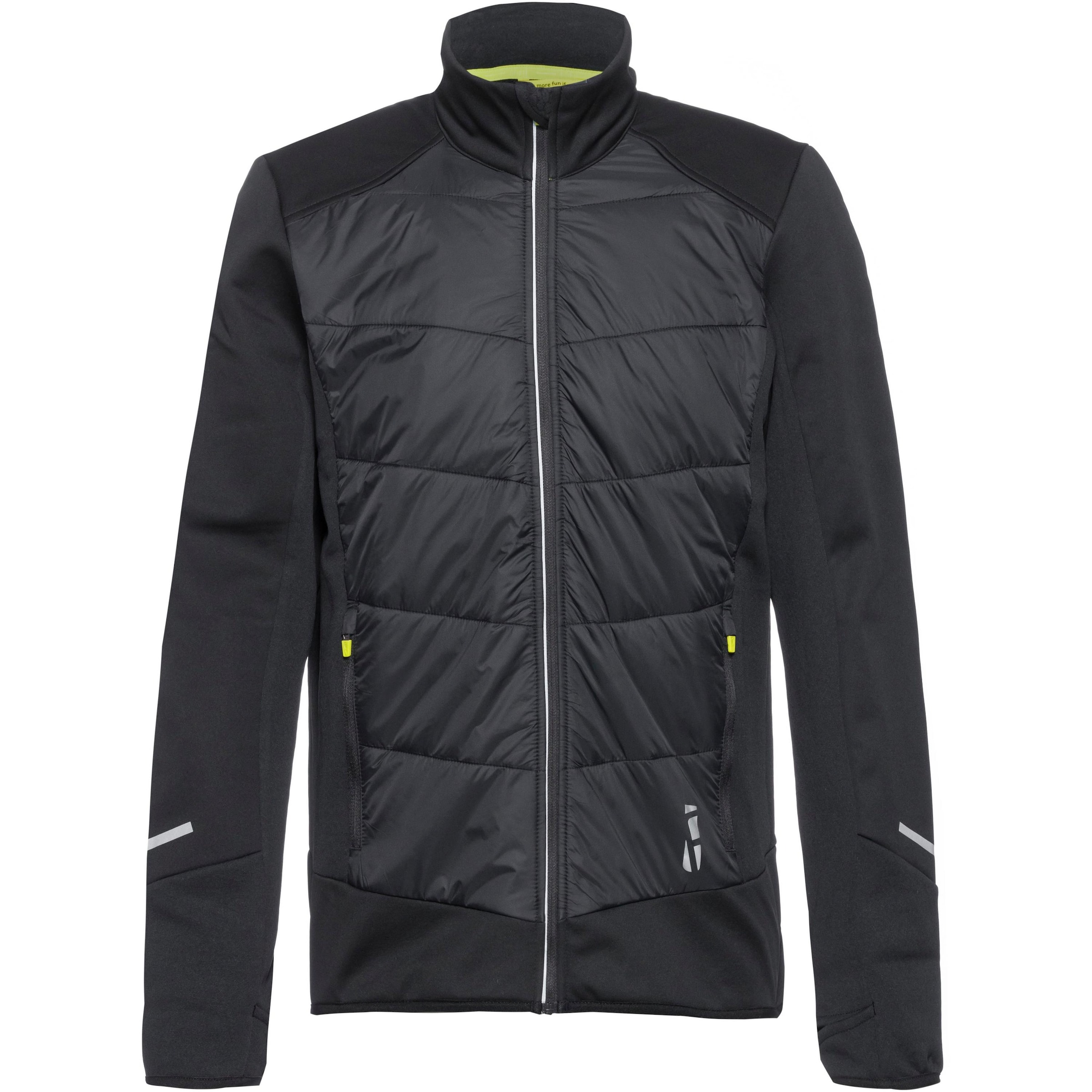UNIFIT Athletic Jacket in Black: front