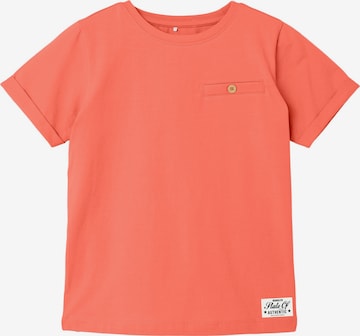 NAME IT T-shirt 'Vincent' i orange: framsida