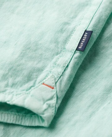 Superdry Comfort fit Button Up Shirt in Green