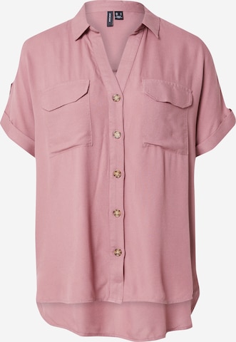 VERO MODA Bluza 'VMBUMPY' | roza barva: sprednja stran