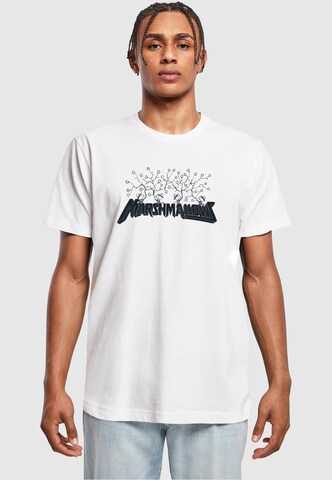 T-Shirt 'Peanuts - Marshmallows' Merchcode en blanc : devant