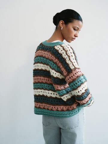 Next Gebreid vest in Blauw