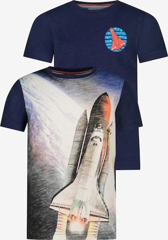 SALT AND PEPPER T-Shirt 'Space Shuttle' in Blau: predná strana
