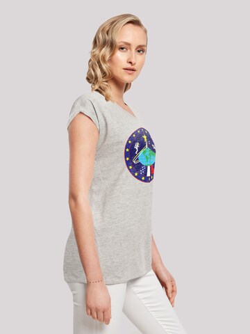 T-shirt 'NASA Classic Globe Astronauts' F4NT4STIC en gris