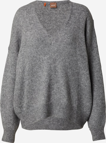 Pull-over BOSS en gris : devant