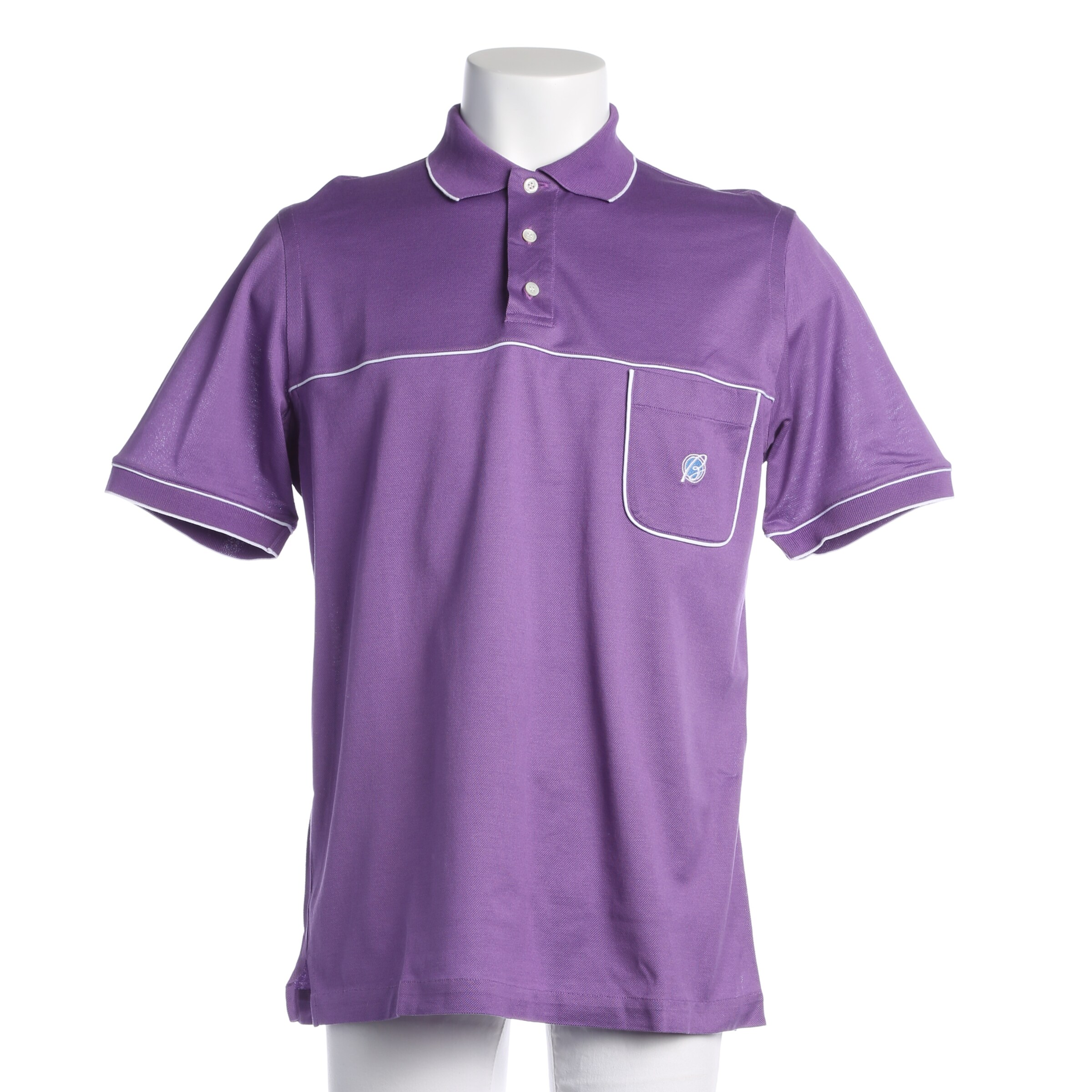 Brioni Shirt in L in Purple: front