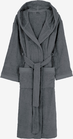 Leonique Long Bathrobe in Grey: front