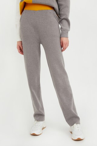 Finn Flare Harem Pants in Grey: front