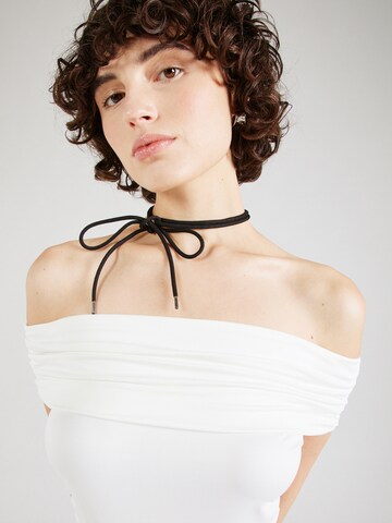 Monki - Camiseta en blanco