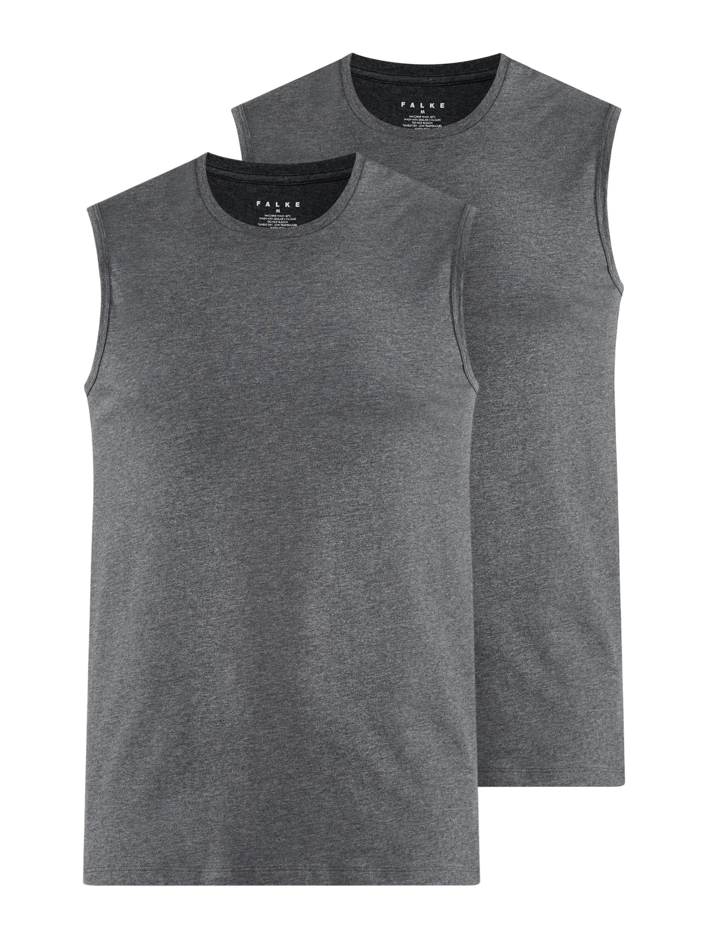 FALKE Undershirt '2-Pack' in Grey