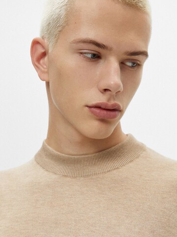 Pull-over Pull&Bear en beige