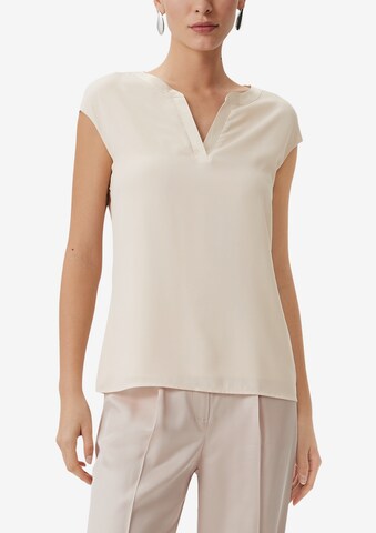 SANETTA Bluse i beige: forside