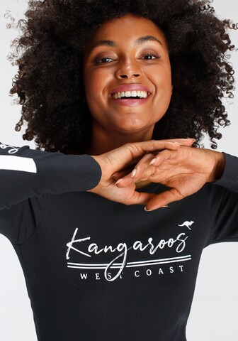 KangaROOS Shirt in Black