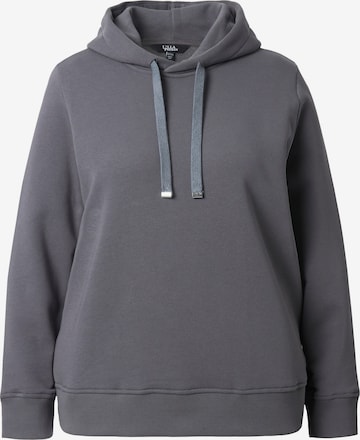 Pull-over Ulla Popken en gris : devant