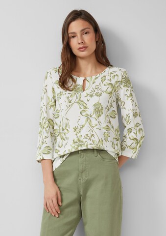 T-shirt s.Oliver en vert : devant