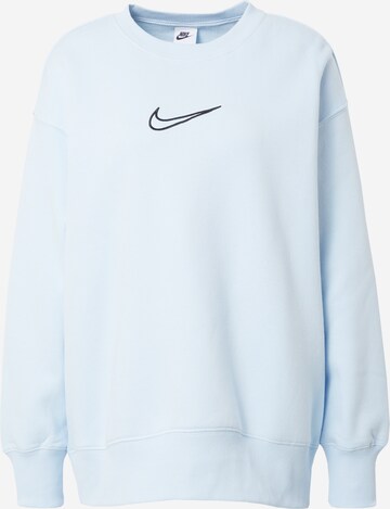 Nike SportswearSweater majica 'PHNX FLC' - plava boja: prednji dio