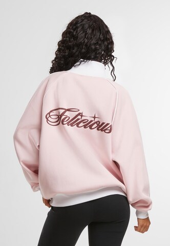 Felicious Sweatjacke in Pink: Vorderseite