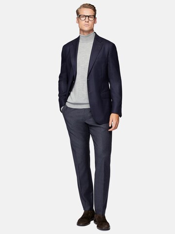 Boggi Milano Regular fit Σακάκι για το γραφείο σε μπλε