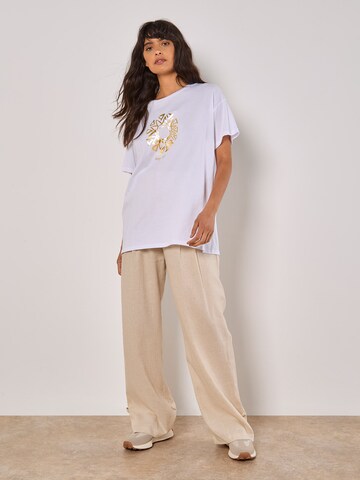 T-shirt Apricot en blanc