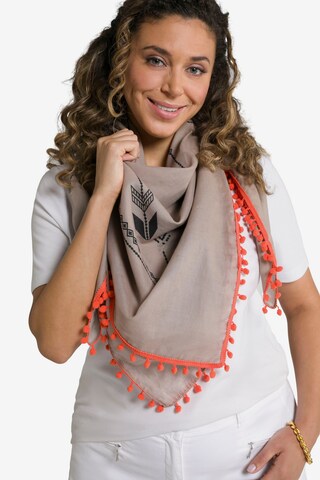 Foulard Ulla Popken en beige : devant