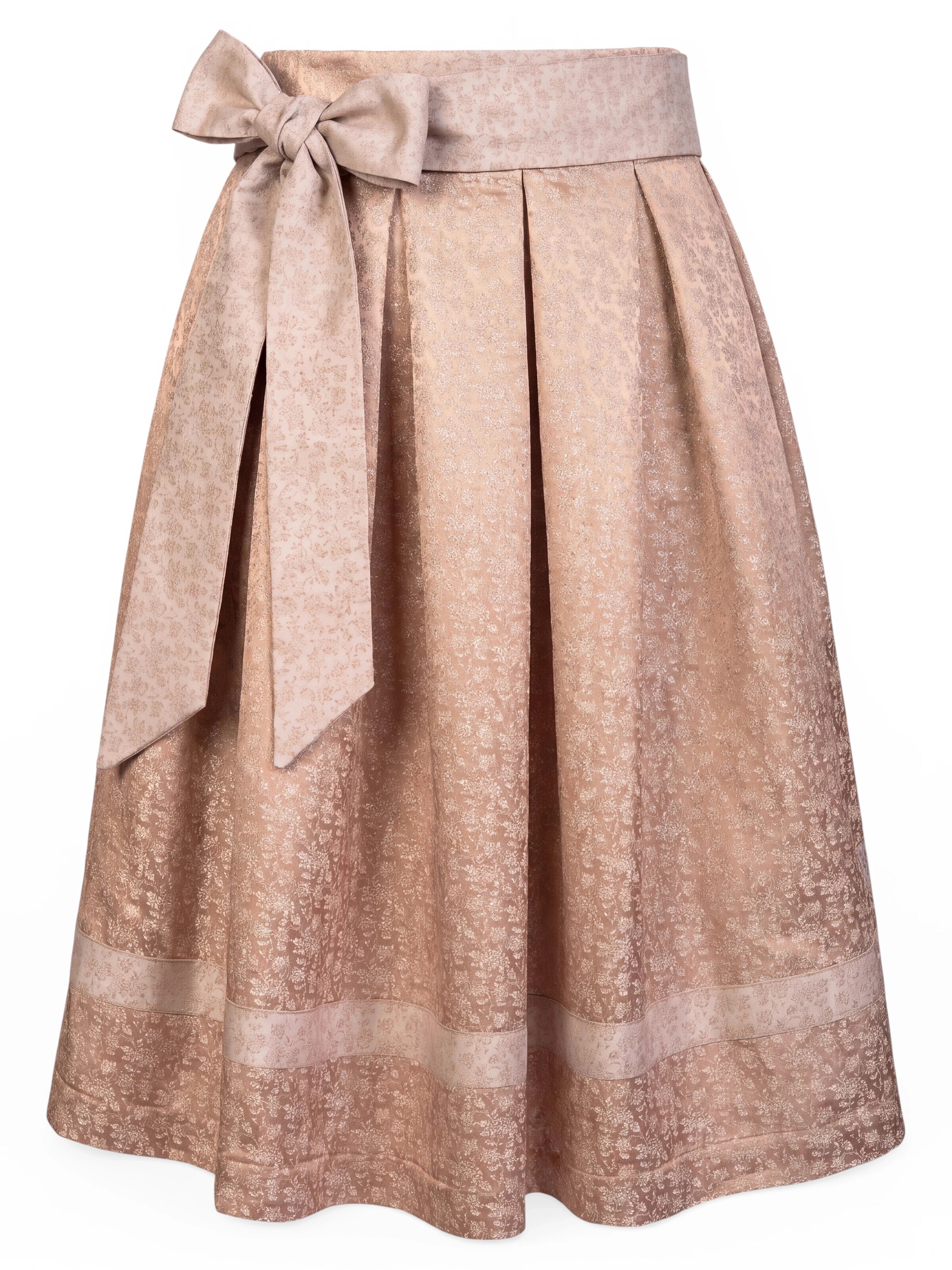 Trachtl Trachtenrock 'LENA Creme'‌‌‌ in Beige: Vorderseite