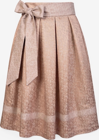Trachtl Trachtenrock 'LENA' in Beige: Vorderseite