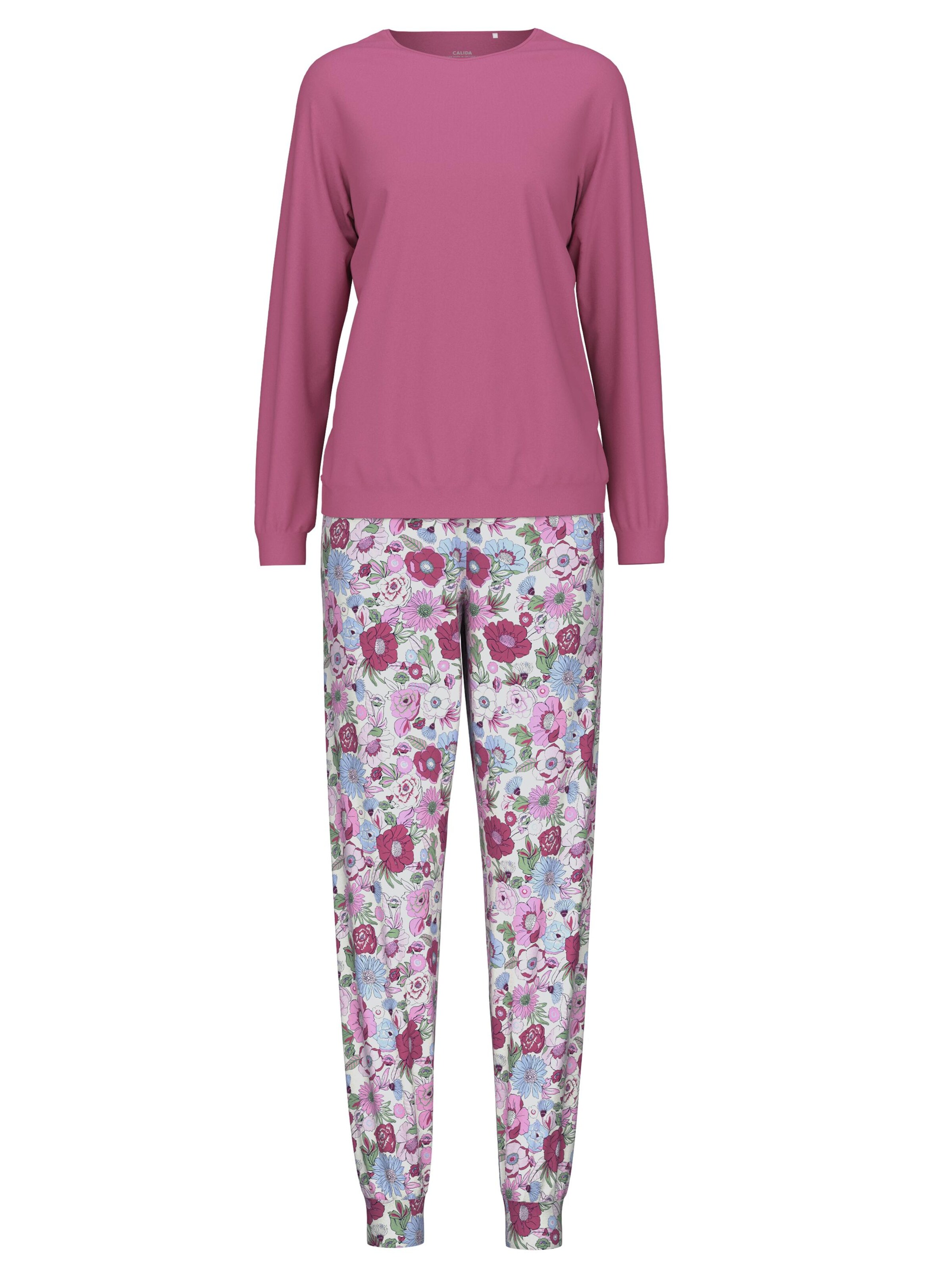 CALIDA Pyjama 'Orient Dreams'‌‌‌‌‌‌‌ in Rot: Vorderseite