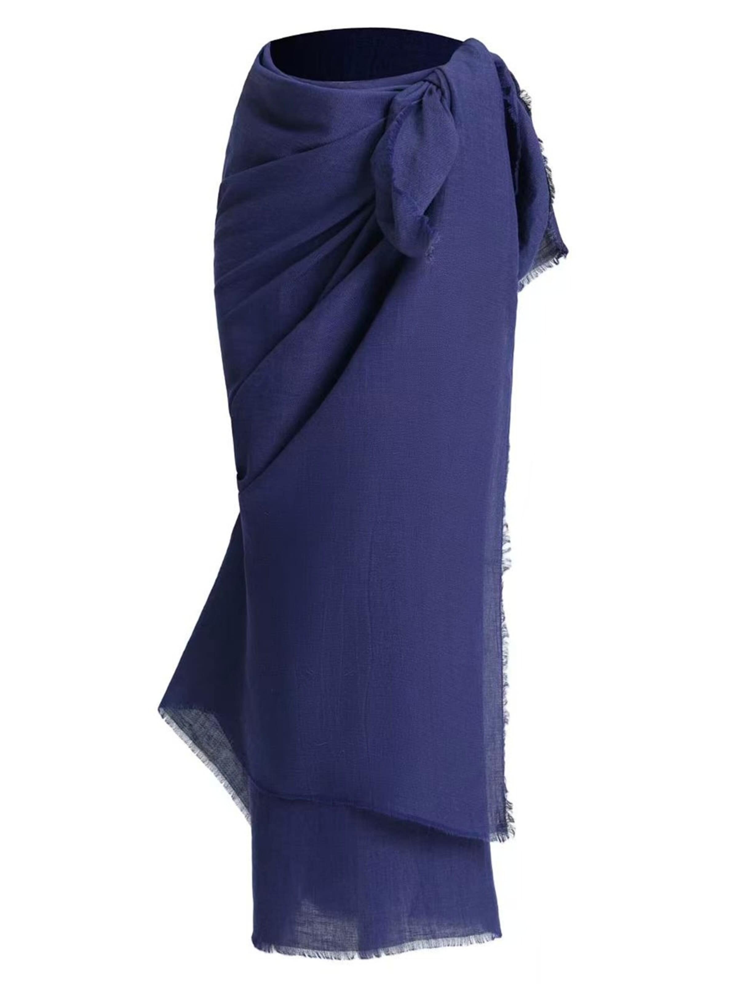 Emilie collection Strandtuch 'Pareo'‌‌‌‌‌‌‌‌‌ in Blau: Vorderseite