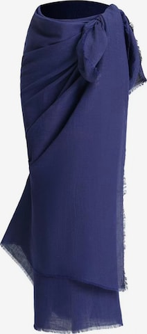 Emilie collection Strandtuch 'Pareo' in Blau: Vorderseite