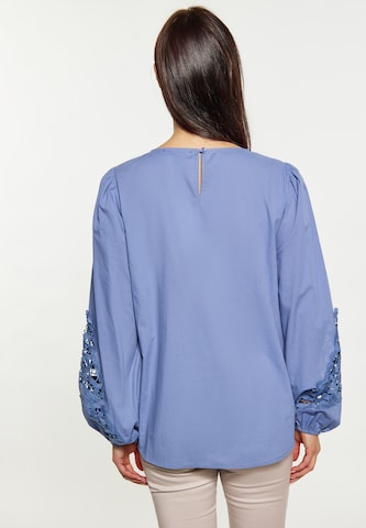 Usha Bluse in Blau