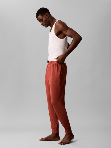 Calvin Klein Pyjamahose in Rot