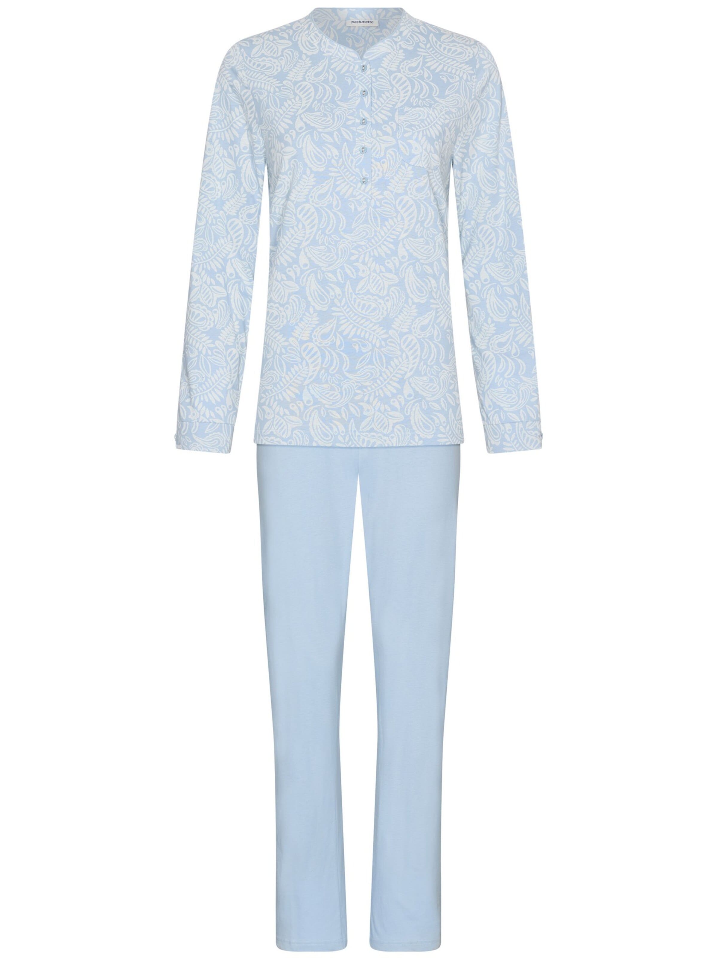 Pastunette Pyjama‌‌‌‌‌‌‌‌‌ in Blau: Vorderseite