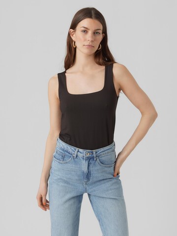 VERO MODA Top 'BIANCA' | črna barva: sprednja stran