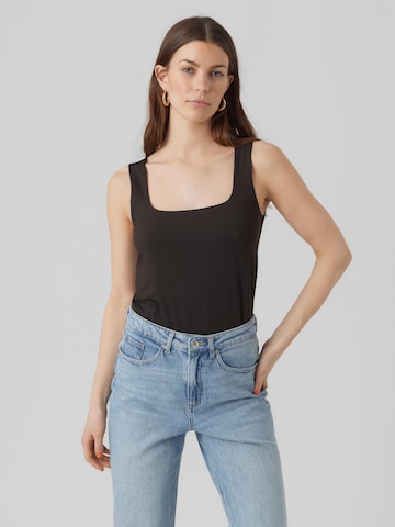 VERO MODA Top 'BIANCA' | črna barva: sprednja stran