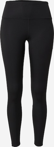 NIKE - Skinny Calças de desporto em preto: frente