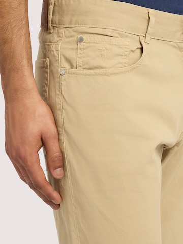 Trussardi Slimfit Broek in Beige