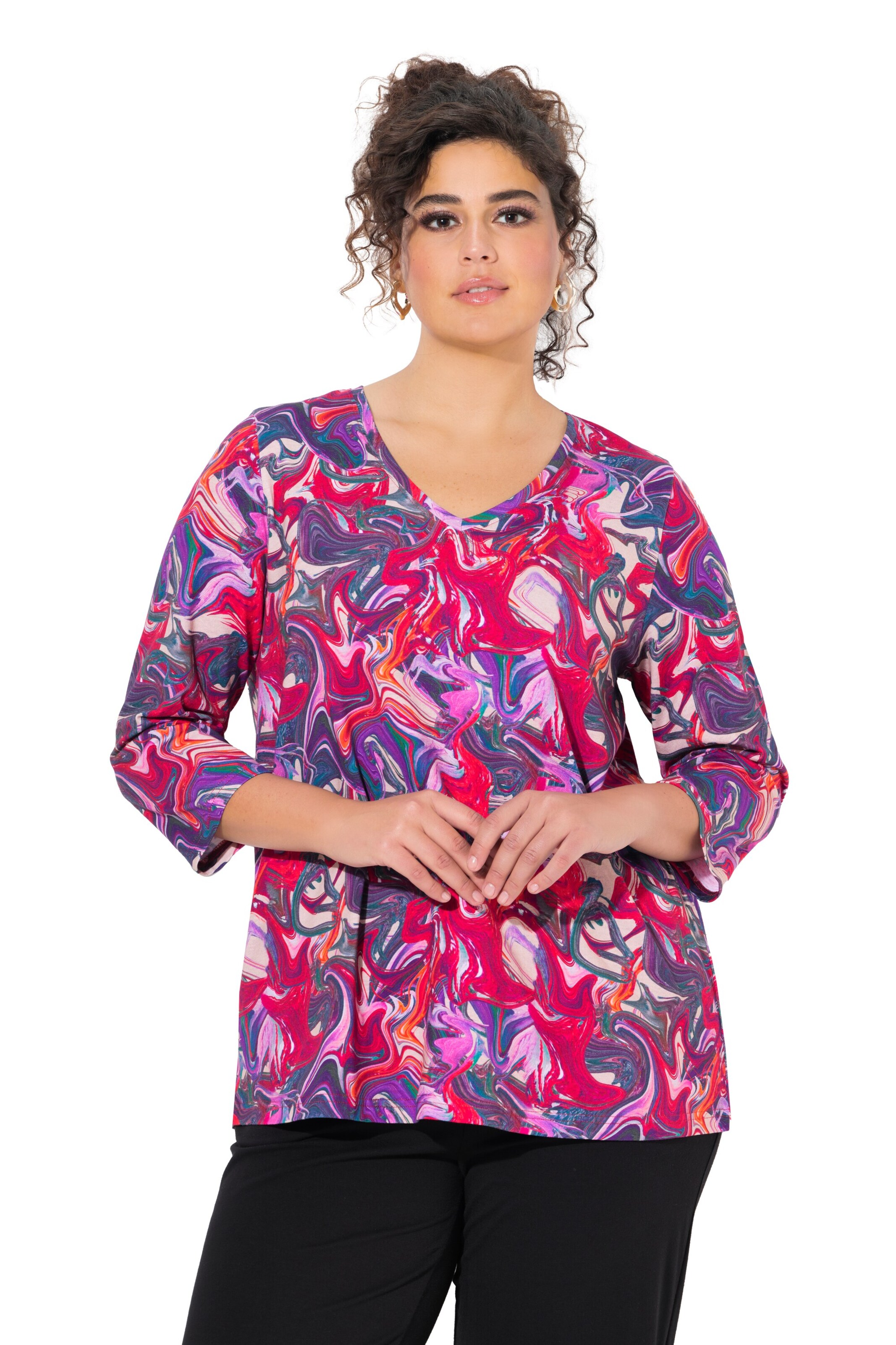 Ulla Popken Shirt in Roze