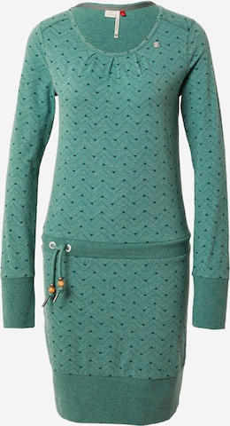 Ragwear Jurk 'Alexa' in Groen: voorkant