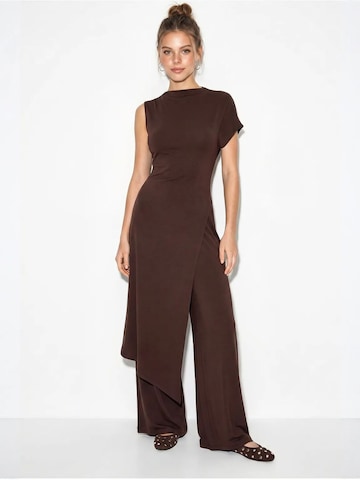 Bianco Lucci Jumpsuit in Bruin