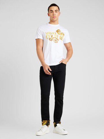 Versace Jeans Couture T-shirt '76UP600' i vit