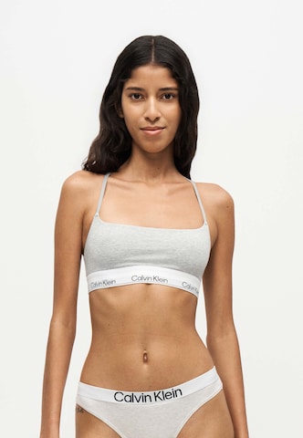 Calvin Klein Underwear Bustier BH in Grau: Vorderseite