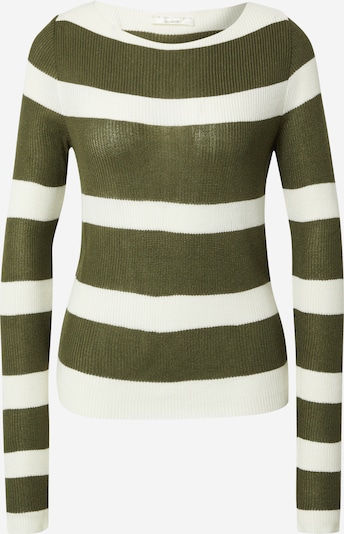 Guido Maria Kretschmer Collection Shirt 'Doro' in khaki / wollweiß, Produktansicht