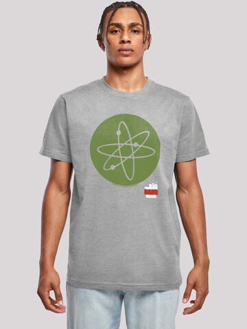 T-Shirt F4NT4STIC en gris : devant