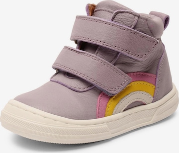 BISGAARD Sneakers 'Rainbow' in Purple: front