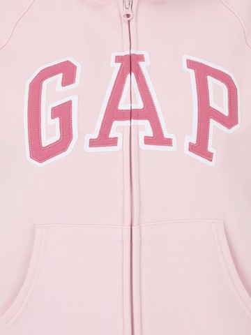 Gap Petite Ζακέτα φούτερ 'HERITAGE' σε ροζ